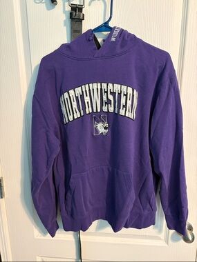 Stadium Athletics Purple Hoodie with Black Hood Lining